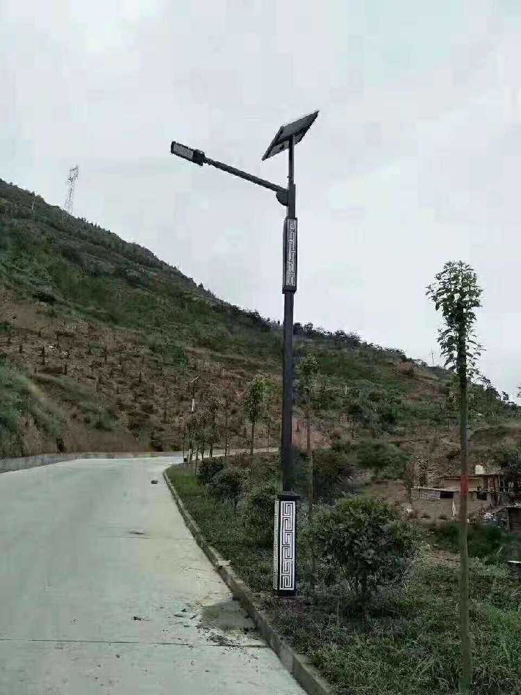 郫都区仿古太阳能路灯